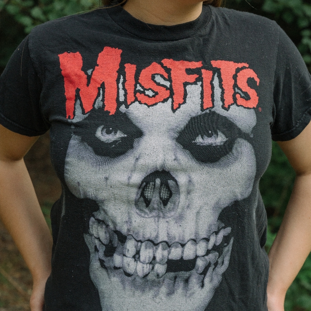 Misfits 20 Years of Terror Tour Band Merch Graphic tee t-shirt 2003 Y2K 90s Punk